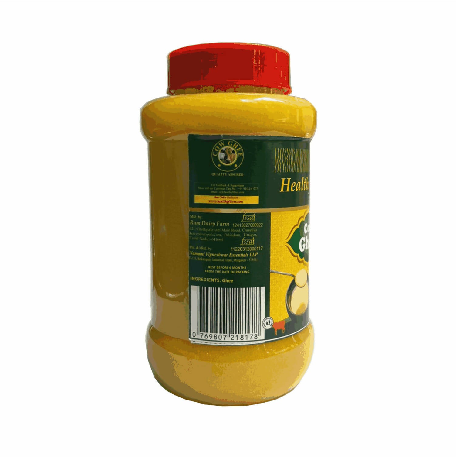 Healthy Fibres Cow Ghee - Distacart