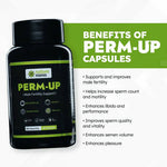 Thumbnail for Nature Mania Perm-Up Capsules (Male Sperm Count Booster) - Distacart