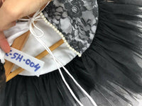 Thumbnail for Pink Cow Fashions Black & White Shrug With Frill - Distacart