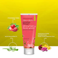 Thumbnail for Blossom Kochhar Aroma Magic Strawberry Face Wash - Distacart