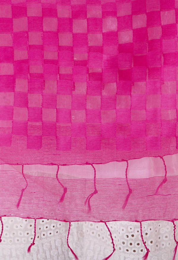 Mominos Fashion Pink Buta Cut Dupatta