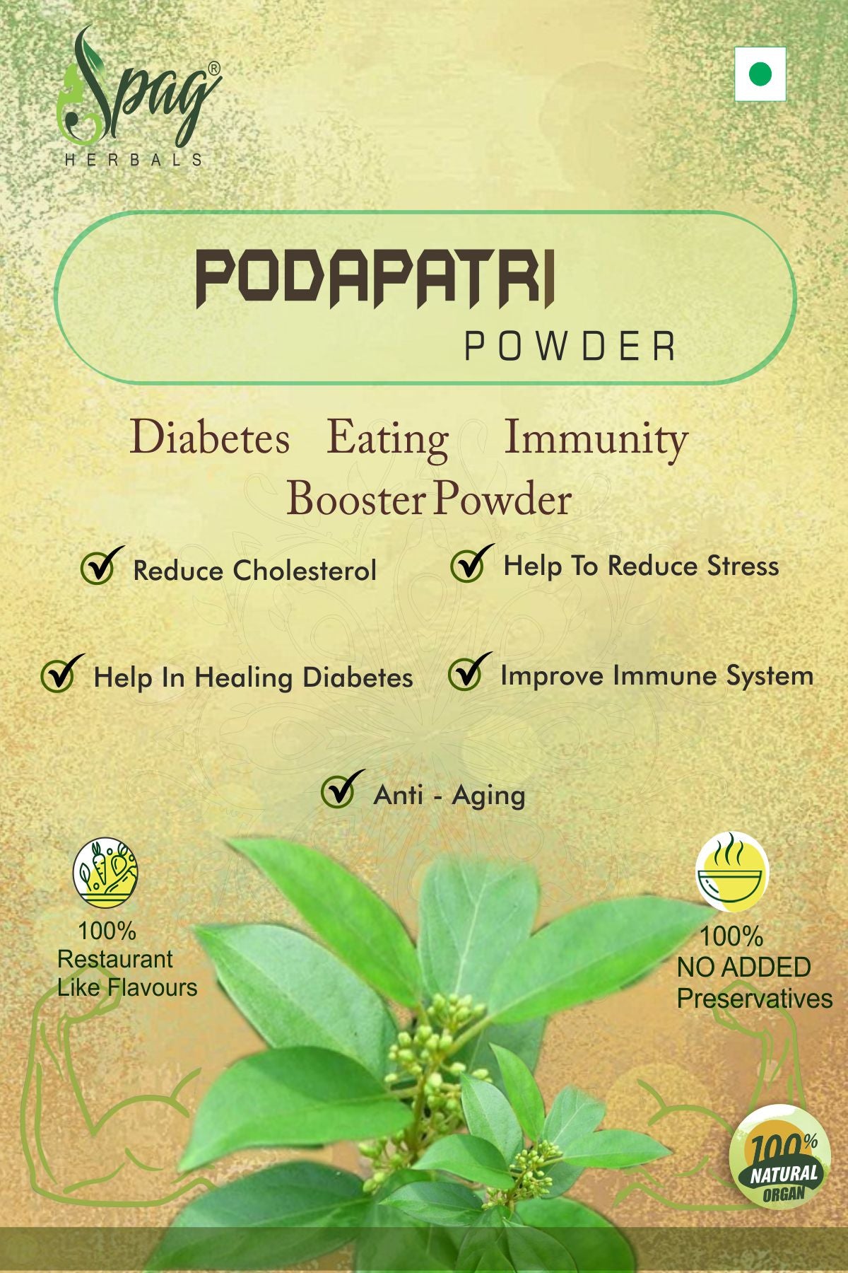 Spag Herbals Podapatri Powder - Distacart