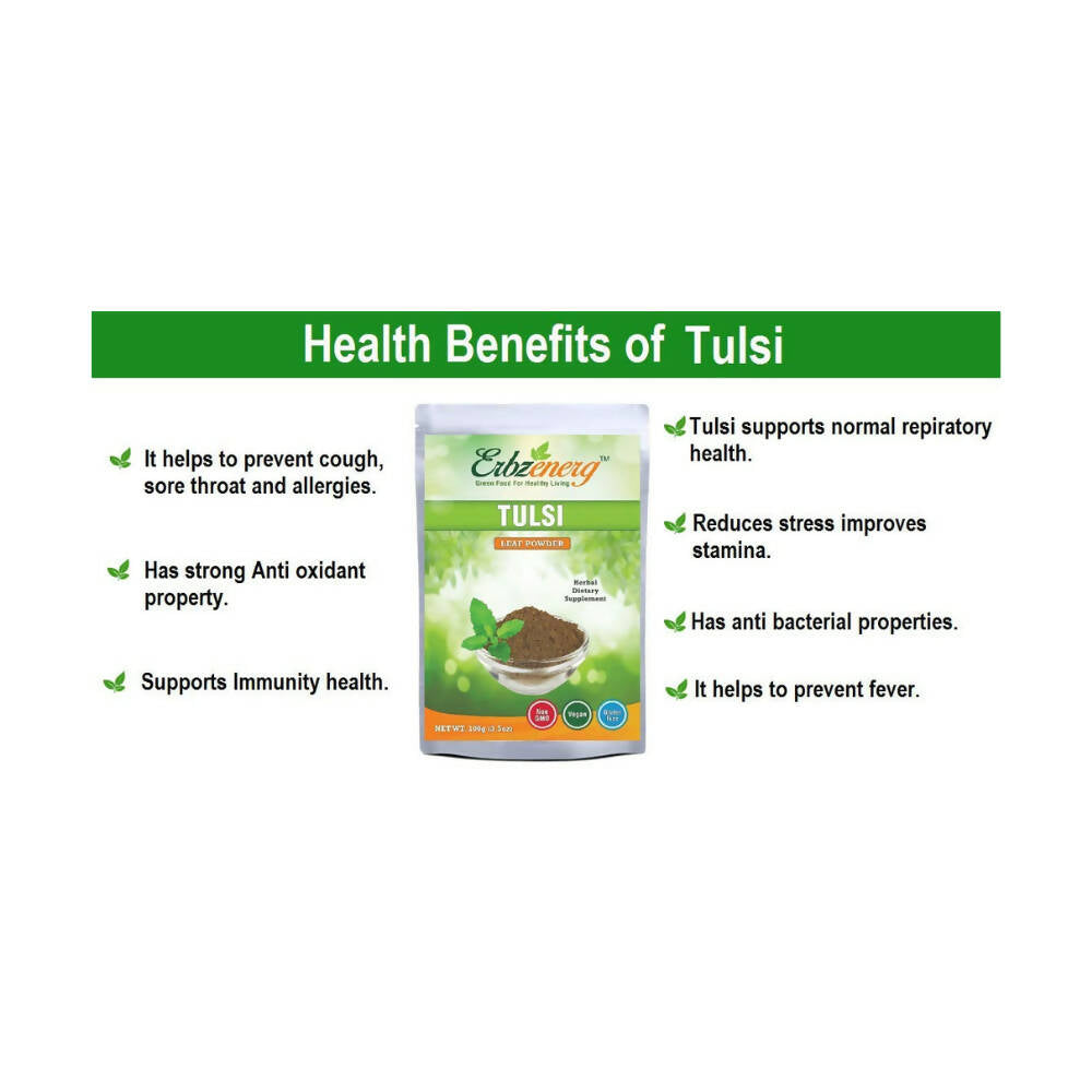 Erbzenerg Organic Tulsi Leaf Powder - Distacart