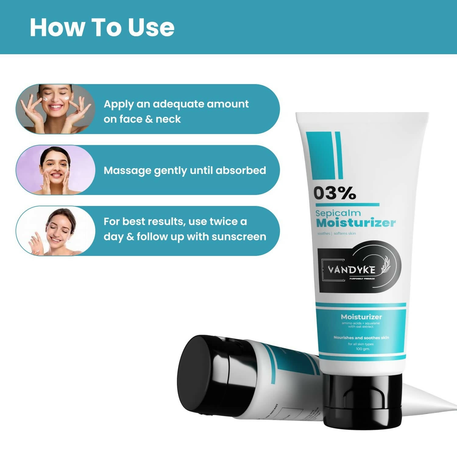 Vandyke Sepicalm 03% Moisturizer - Distacart