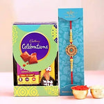 Thumbnail for Kundan Ethnic Rakhi and Cadbury Celebrations