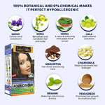Thumbnail for Indus Valley Botanical Hypo Allergic Aqua Color For Hair- Dark Brown - Distacart