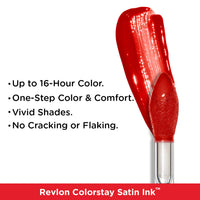 Thumbnail for Revlon Colorstay Satin Ink Liquid Lip Color - Fired Up - Distacart