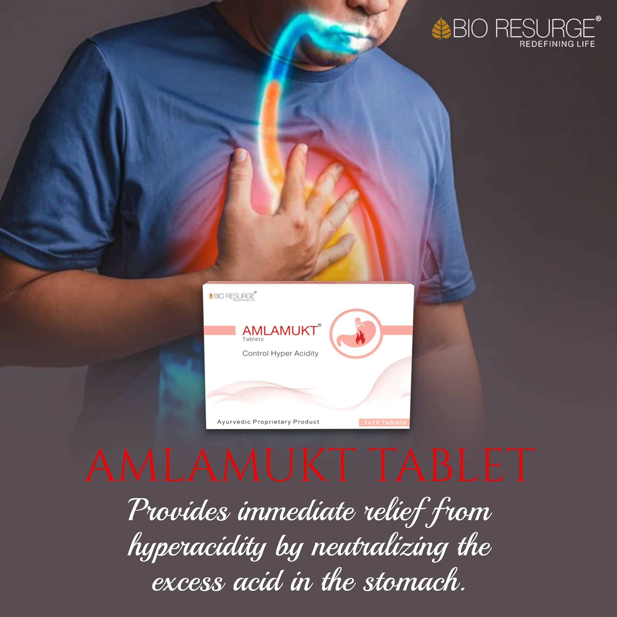 Bio Resurge Life AmlaMukt Tablets - Distacart