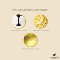 Thumbnail for Upakarma Ayurveda Pure SJ Resin with Ashwagandha & Pure SJ Resin with Gold Dust Combo - Distacart