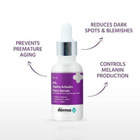 Thumbnail for The Derma Co 2% Alpha Arbutin Face Serum For Dark Spots & Uneven Skin Tone
