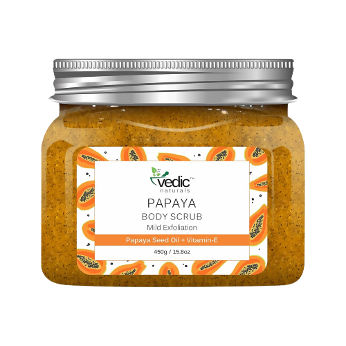 Vedic Naturals Papaya Body Scrub - Distacart
