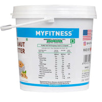 Thumbnail for Myfitness All Natural Unsweetened Peanut Butter Crunchy - Distacart