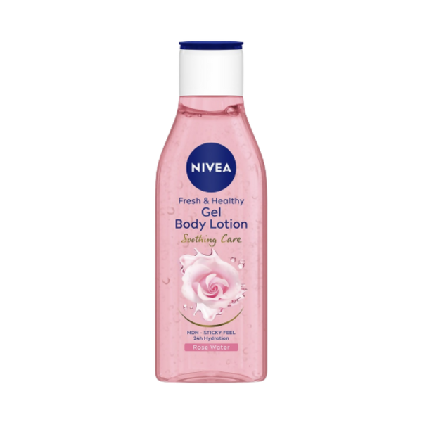 Nivea Fresh & Healthy Rose Water Gel Body Lotion Non Sticky Feel - Distacart