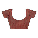 Thumbnail for Vamika Black Kalamkari Print With Jhalar Khadi Silk Blouses