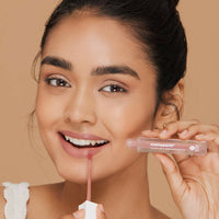 Thumbnail for Mamaearth Feather Light Liquid Matte Lipstick - Nude Brown - Distacart