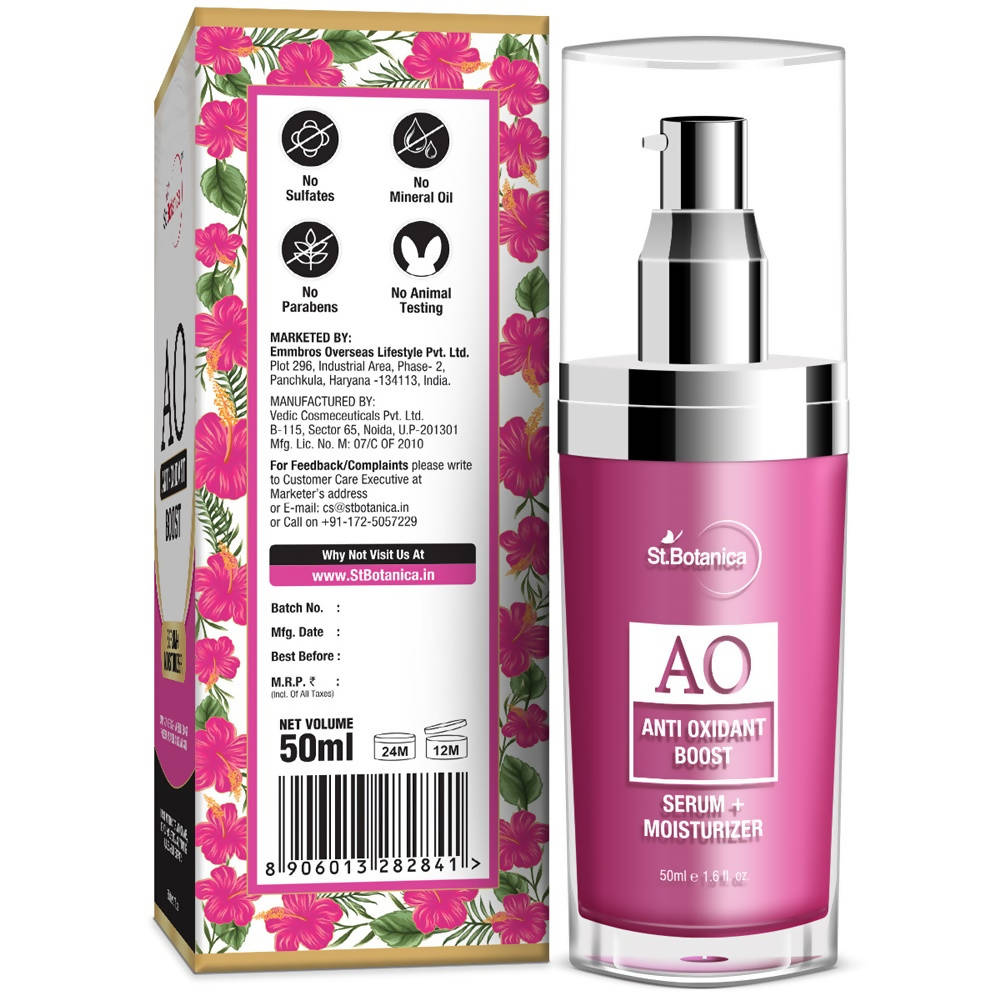 St.Botanica AO Anti Oxidant Boost Serum + Moisturiser