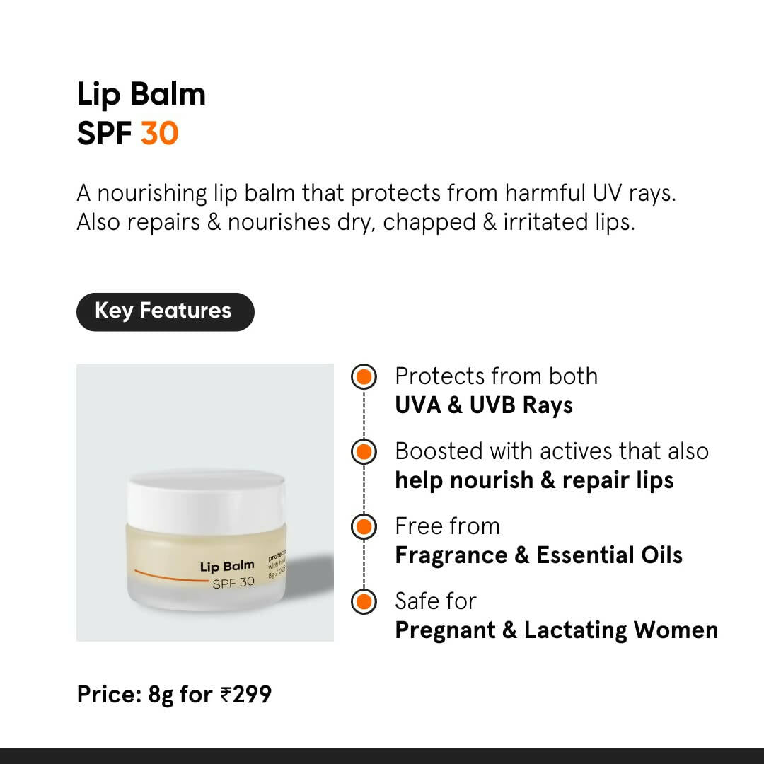 Minimalist SPF 30 Lip Balm For Protection & Nourishment - Distacart