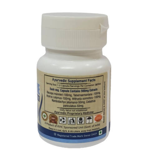 Deep Ayurveda Nervocare 500mg Veg Capsules - Distacart