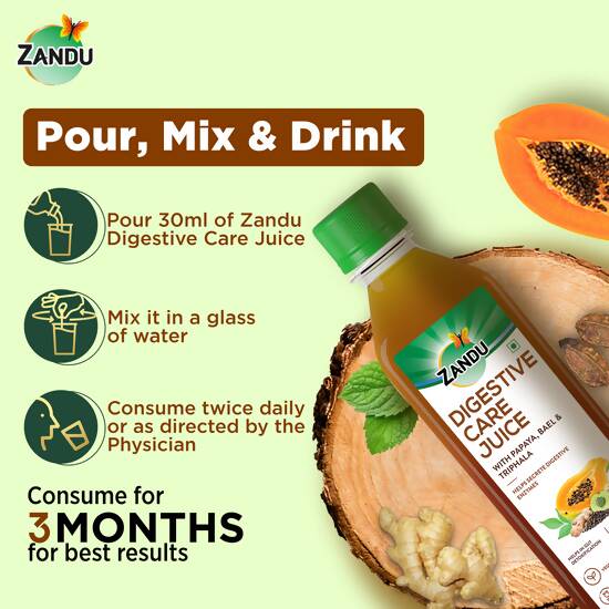 Zandu Digestive Care Juice - Distacart