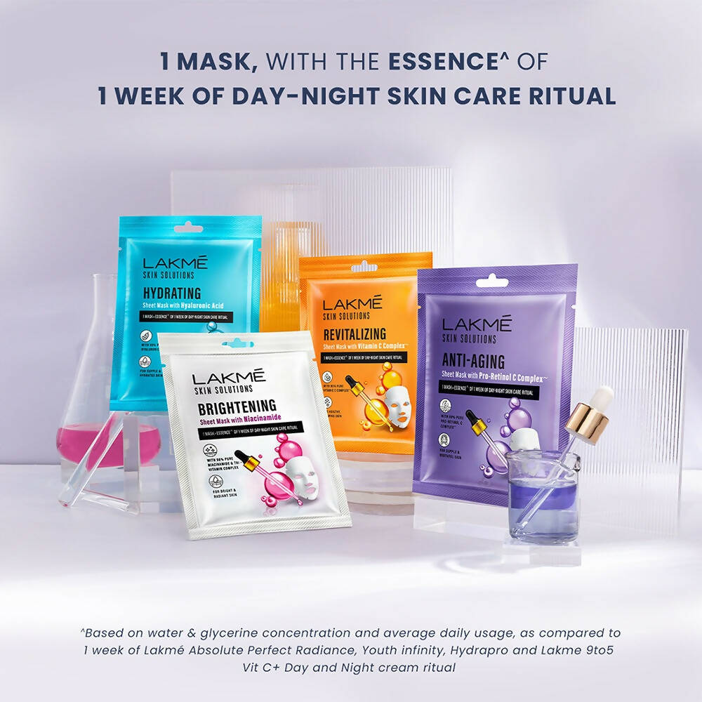 Lakme Skin Solutions Brightening Sheet Mask - Distacart