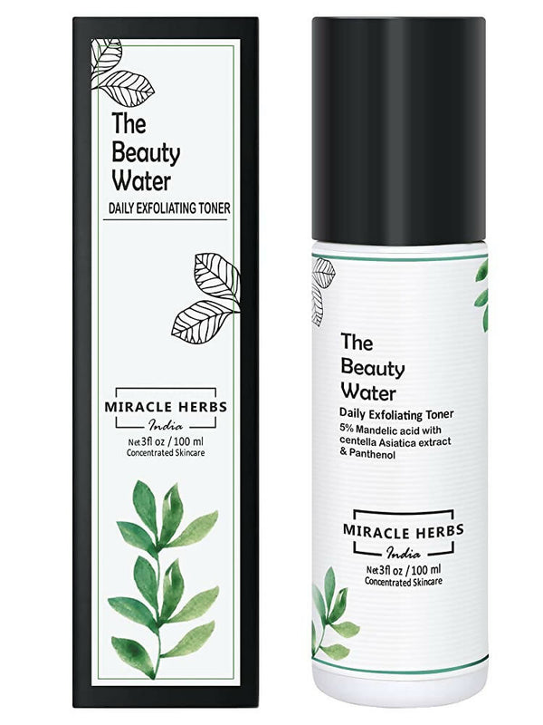 Miracle Herbs the Beauty Water Daily Exfoliating Toner - Distacart