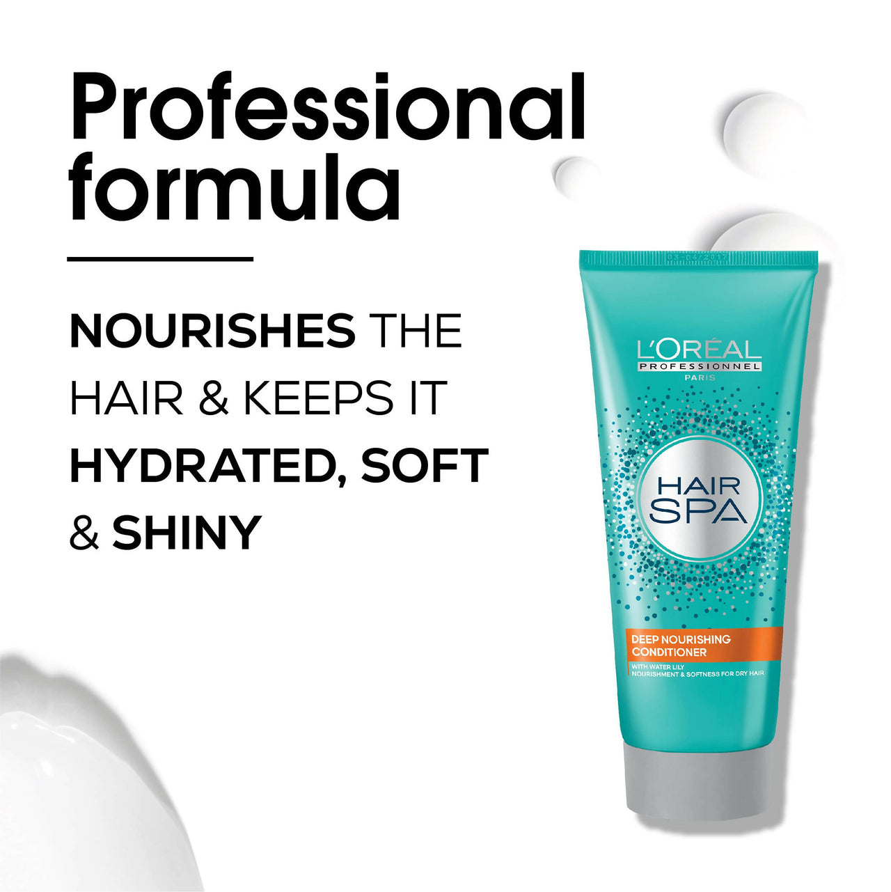 L'Oreal Paris Professionnel Hair SPA Deep Nourishing Conditioner for Dry Hair with Water Lily - Distacart