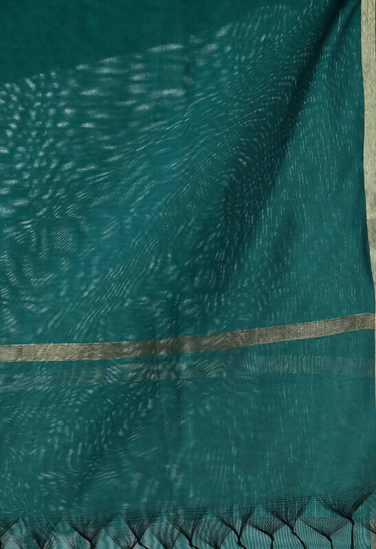 Mominos Fashion Moeza Banarsi Piping Rama Green Dupatta - Distacart