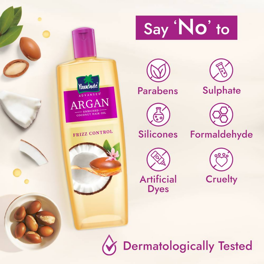 Parachute Advansed Argan enriched Coconut Hair Oil - Distacart