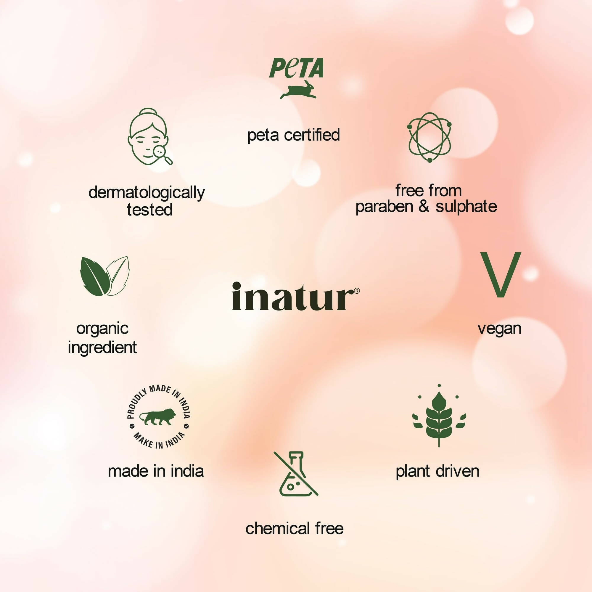 Inatur Lip and Cheek Tint Peony Pink - Distacart