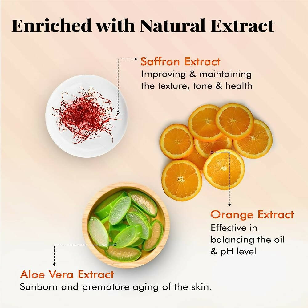 NutriGlow Luxury Skincare Kashmiri Saffron Moisturizer with SPF 20 - Distacart