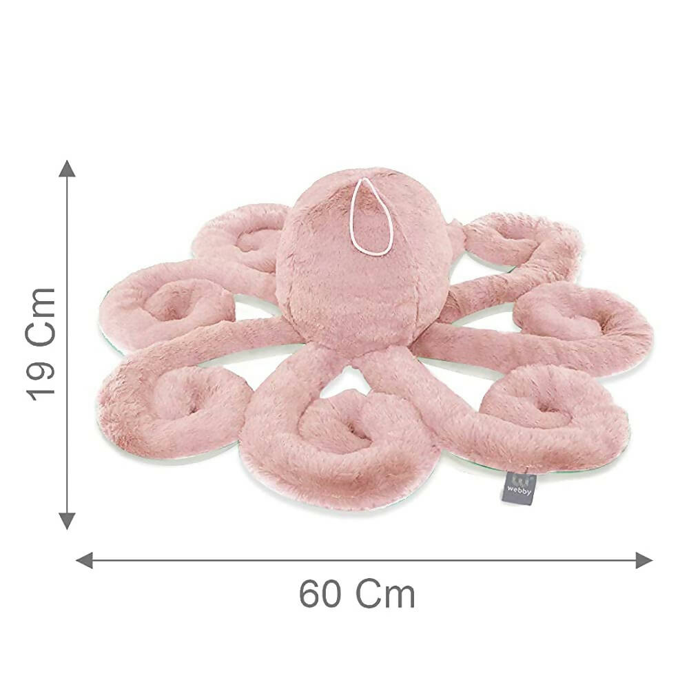 Webby Plush Giant Realistic Stuffed Octopus Animals Soft Toy-Pink - Distacart