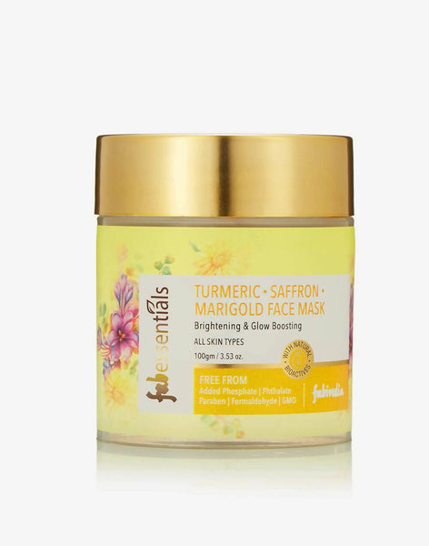Fabessentials Turmeric Saffron Marigold Face Mask - Distacart
