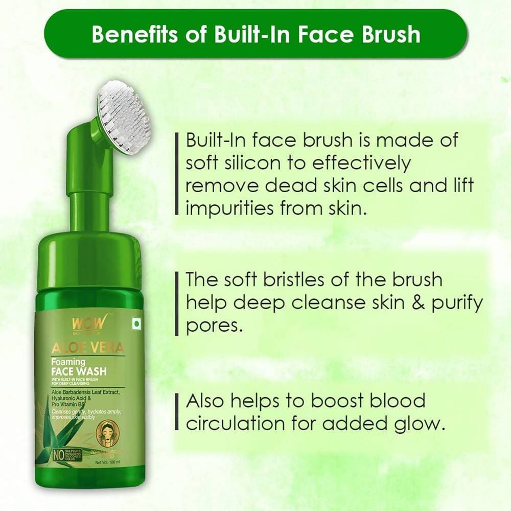 Wow Skin Science Aloe Vera Foaming Face Wash