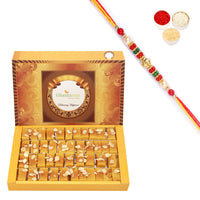 Thumbnail for Ghasitaram Soft Mysore pak With Pearl Beads Rakhi - Distacart