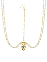 Thumbnail for Gold-Plated Kundan Head Jewellery - Ruby Raang - Distacart