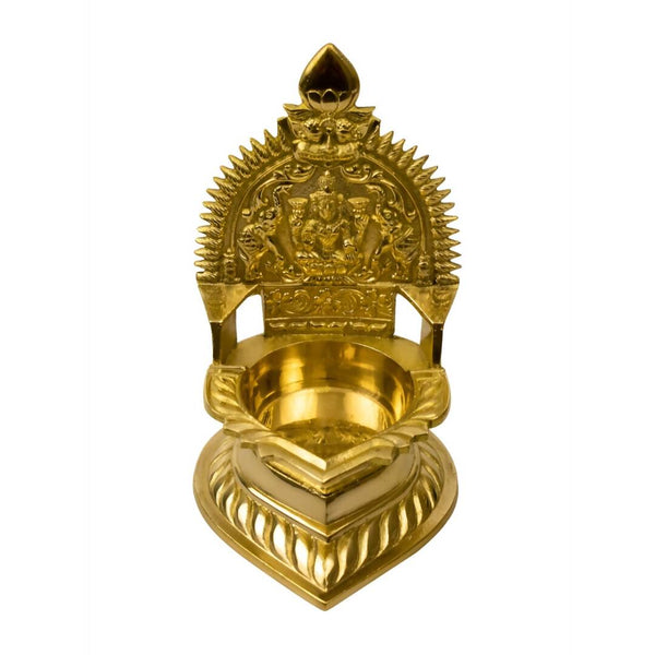 Spillbox Gold-Toned Brass Kamachi Diya Pooja Essential - Distacart