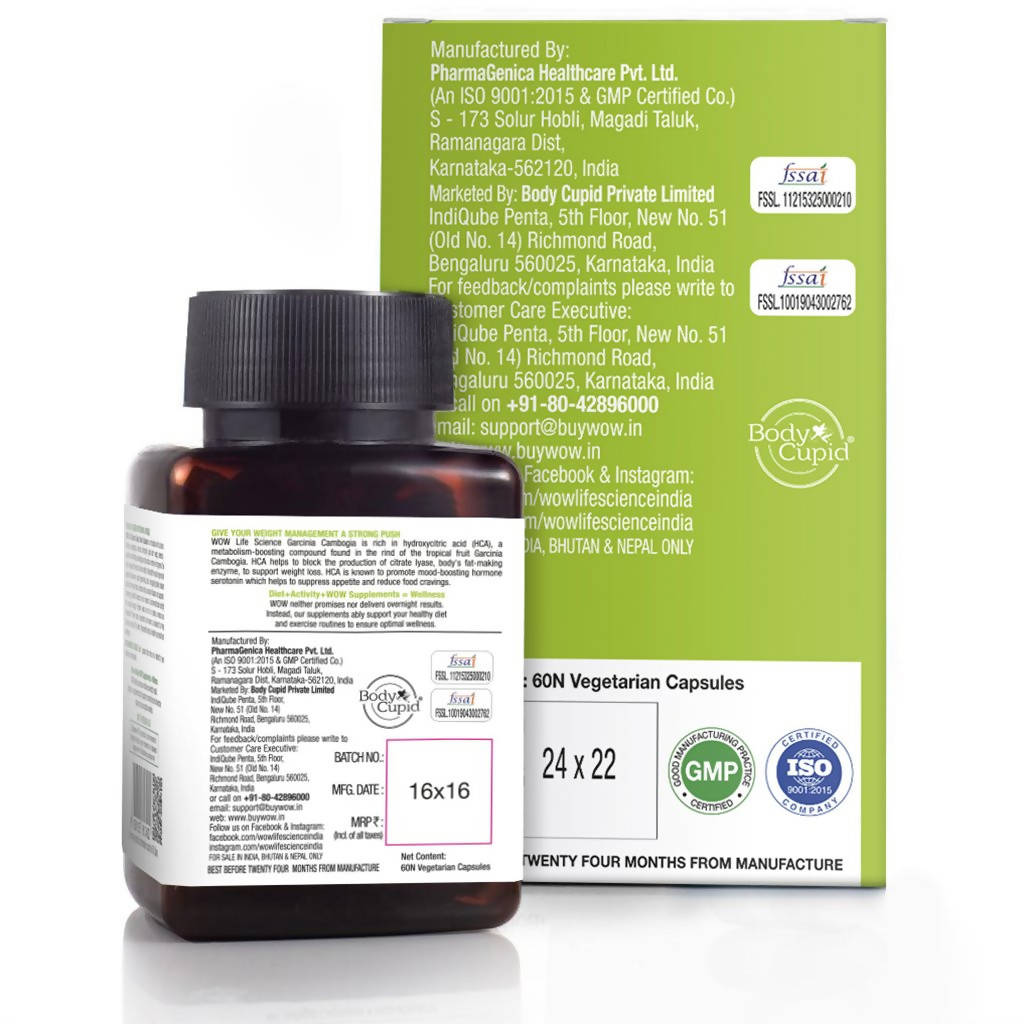 Wow Life Science Garcinia Cambogia Capsules