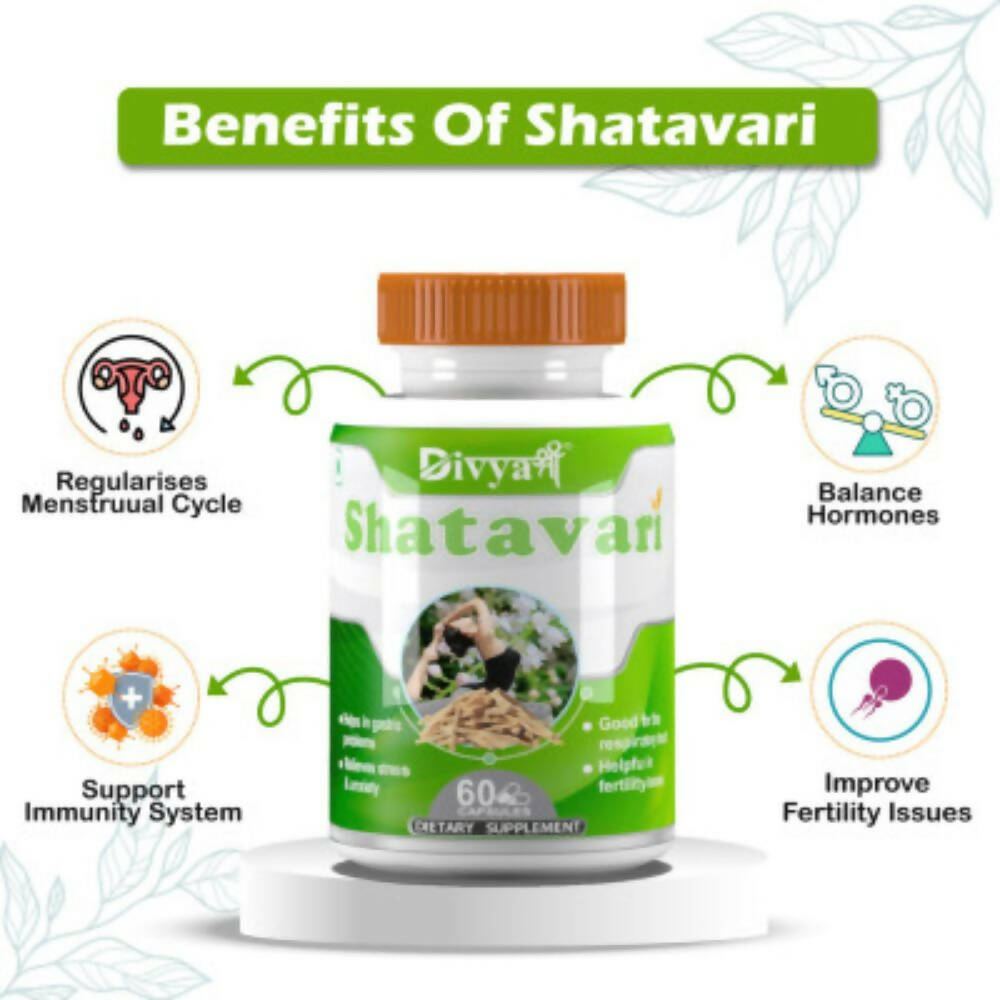 Divya Shree Shatavari Capsules - Distacart