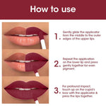Thumbnail for TAC - The Ayurveda Co. Liquid Matte Maroon Fantasy Lipstick - Distacart