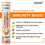 Thumbnail for Nutracology Cimmunity Vitamin C 1000mg Effervescent Tablet For Glowing Skin, Immunity Booster - Distacart