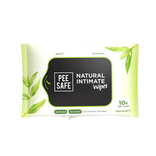 Pee Safe Natural Intimate Wipes - Distacart