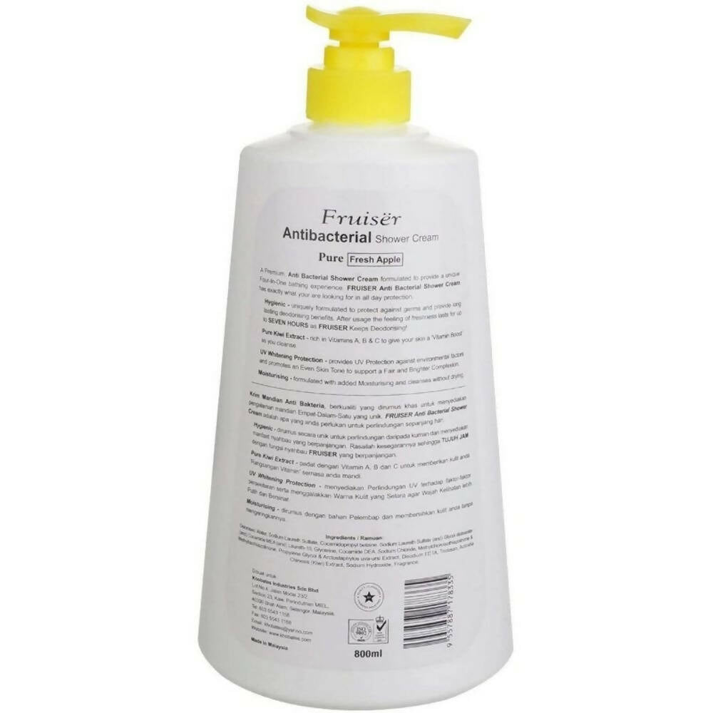 Fruiser Anti Bacterial Shower Cream With Fresh Apple - Distacart