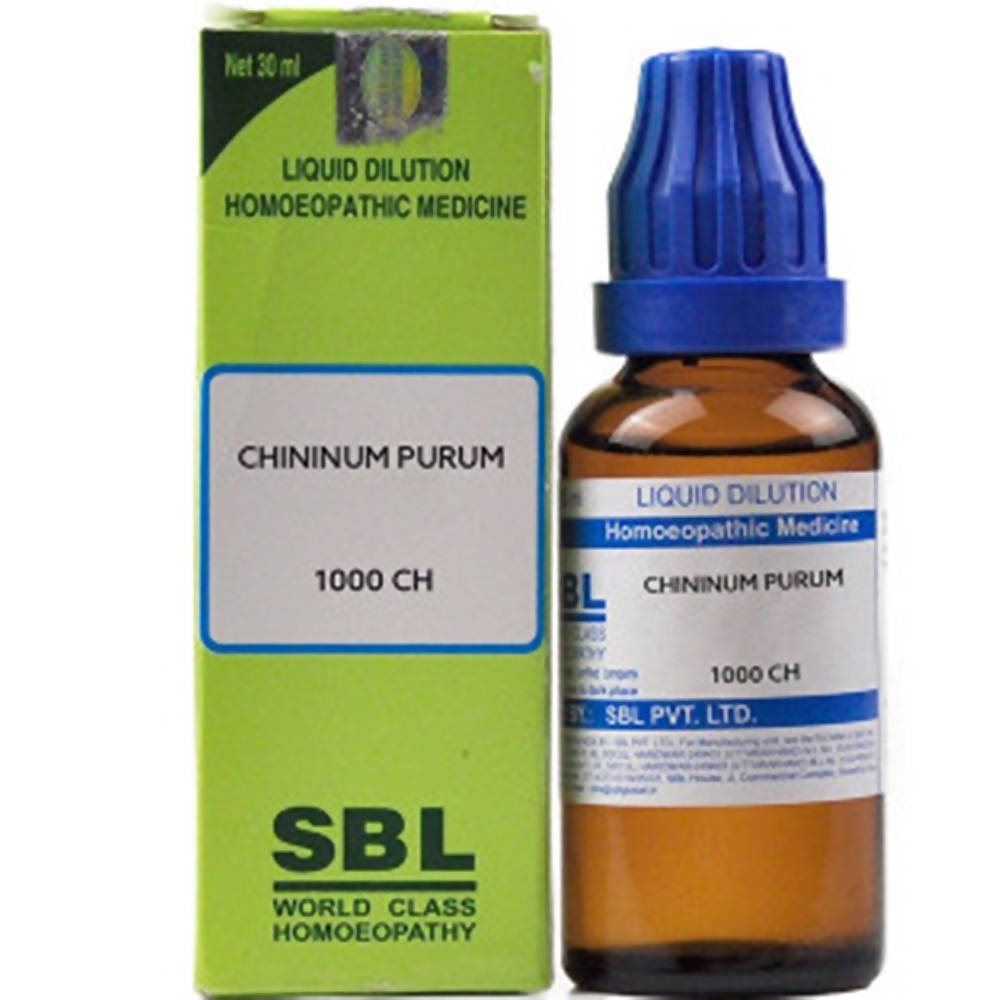 SBL Homeopathy Chininum Purum Dilution