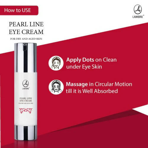 Lambre Pearl Line Eye Cream For Dark Circles - Distacart