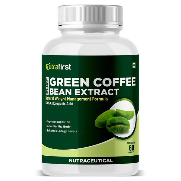 Nutrafirst Green Coffee Bean Extract Capsules - Distacart
