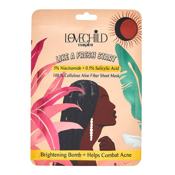 LoveChild By Masaba Gupta Like A Fresh Start - Sheet Mask - Distacart