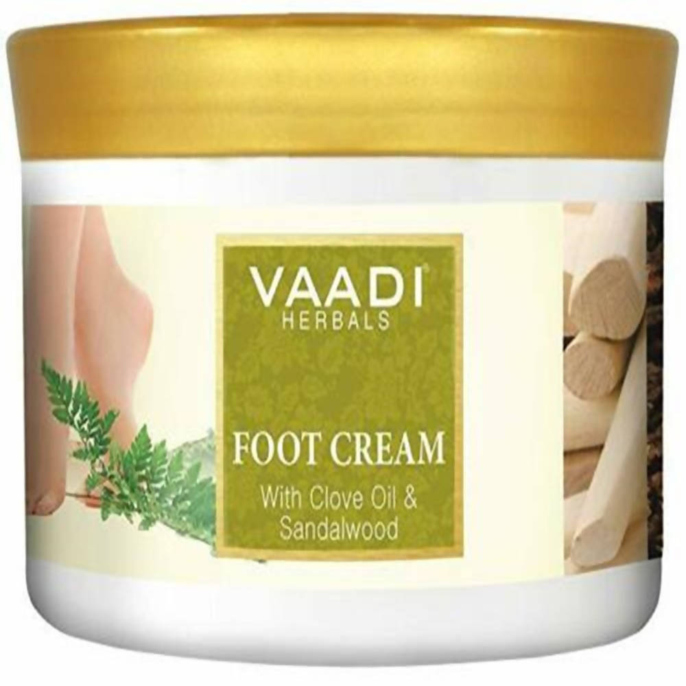 Vaadi Herbals Foot Cream With Clove Oil & Sandalwood - Distacart