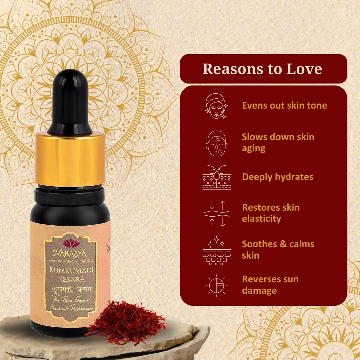 Svarasya Kumkumadi Kesara Serum - Distacart