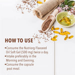Thumbnail for Nutriorg Flaxseed Oil Soft Gel Capsules - Distacart