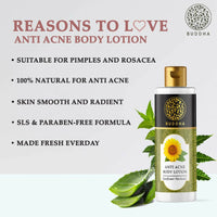 Thumbnail for Buddha Natural Anti Acne Body Lotion - For Help Clear Acne & Future Breakouts - Distacart